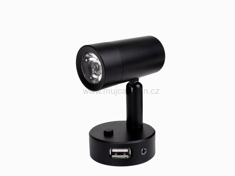 LED bodová lampička s USB
