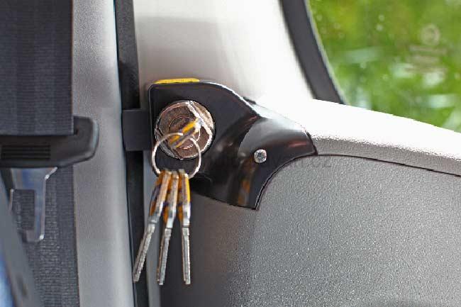 Sada zámků HEOSafe Van-Security-Paket Fiat Ducato od 2006 - bílá