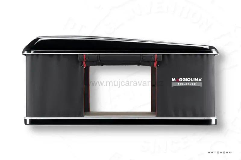 Střešní stan AUTOHOME MAGGIOLINA Airlander Plus - SMALL X-Long - Black Storm