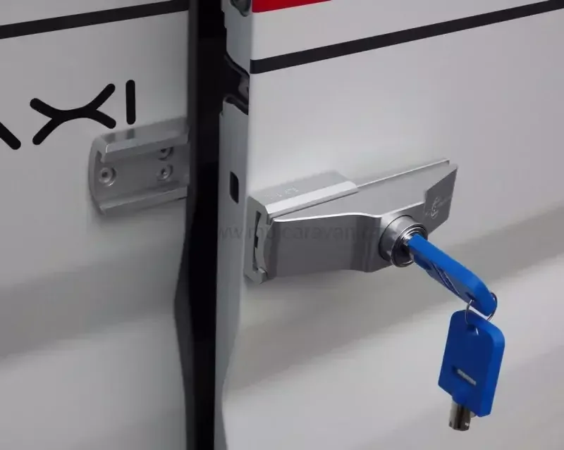 Univerzální zámek pro posuvné a zadní dveře, sada 2 ks