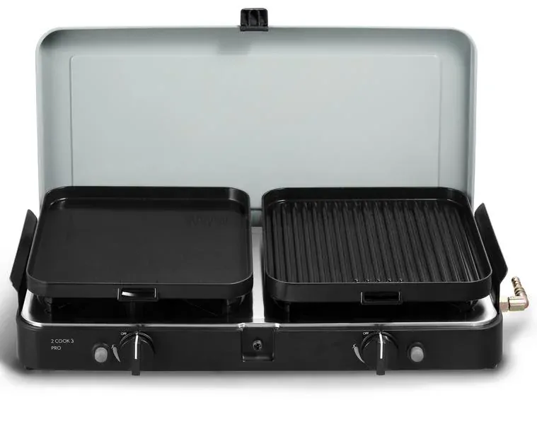 Plynový vařič / gril Cadac 2-Cook 3 Pro Deluxe, 50 mbar