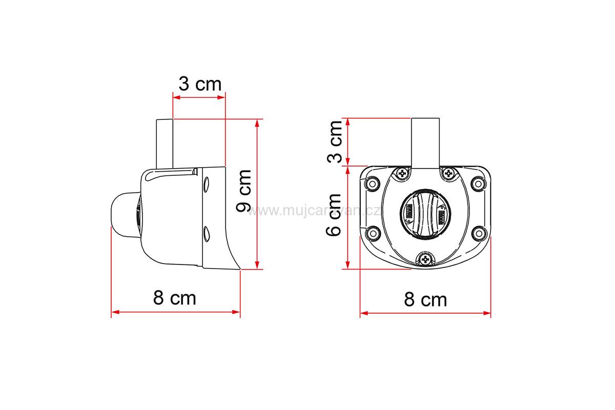 Fiamma vnitřní zámek Safe Door Guardian Fiat Ducato od 09/2009