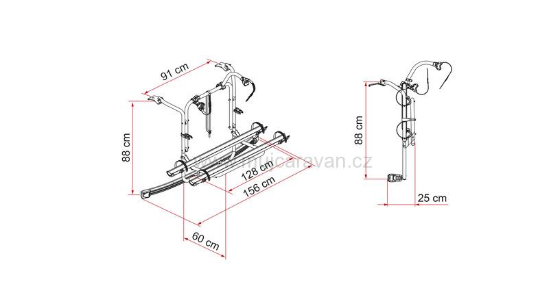 Nosič kol Fiamma Carry Bike Ford Custom V710 > 2023