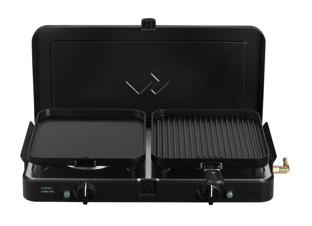 Plynový vařič / gril Cadac 2-Cook 3 Turbo FFD Deluxe, 50 mbar