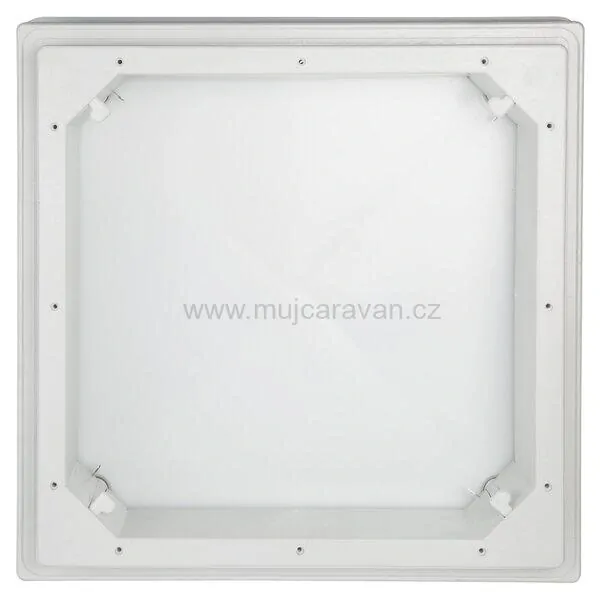 Střešní poklop 50 x 50 cm - s odnímatelným krytem z matného skla