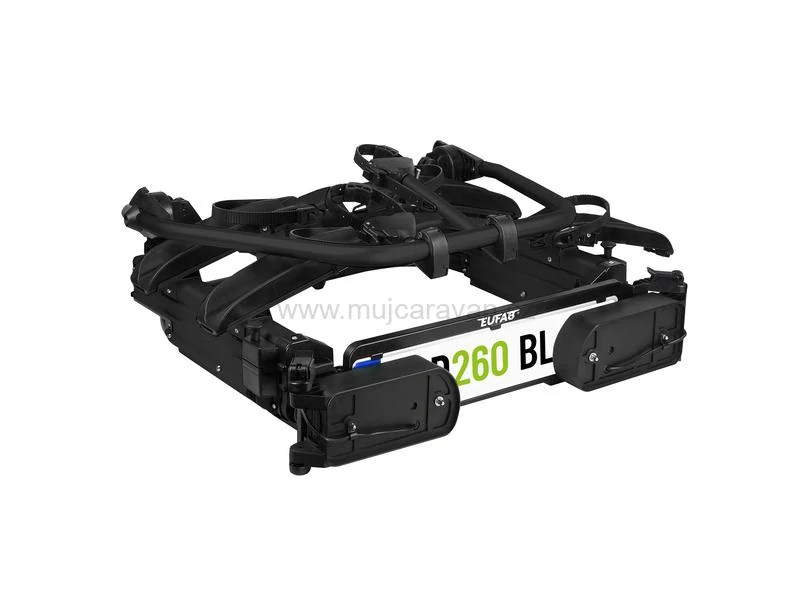 Výsuvný nosič jízdních kol pro tažné zařízení SD260, černý