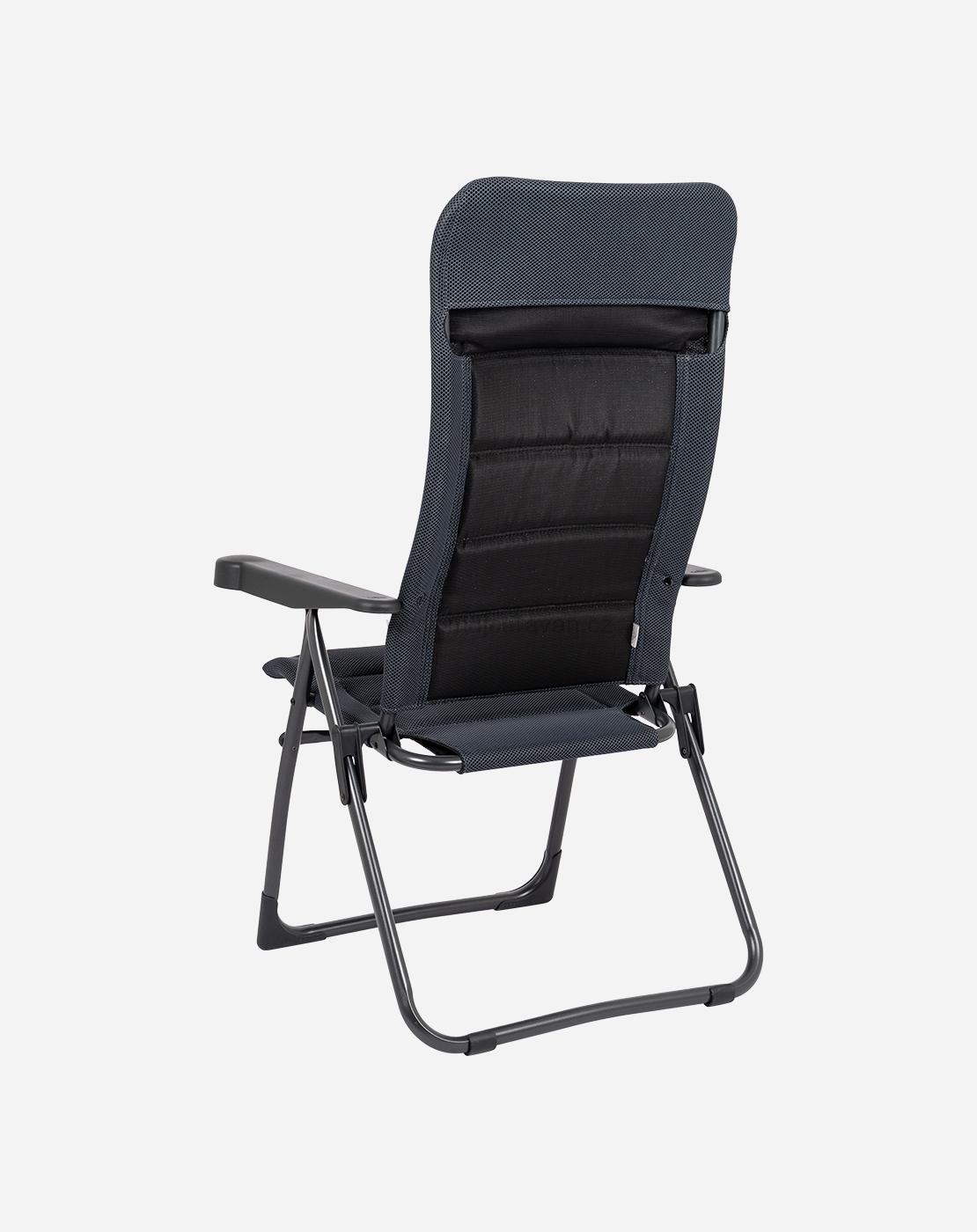 Kempingové křeslo Crespo Air-Deluxe XS, šedé (AP-215)