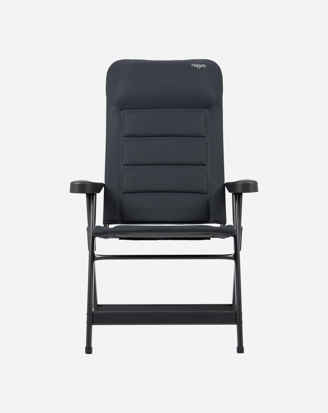 Kempingové křeslo Crespo Air-Deluxe S, šedé (AP-235)