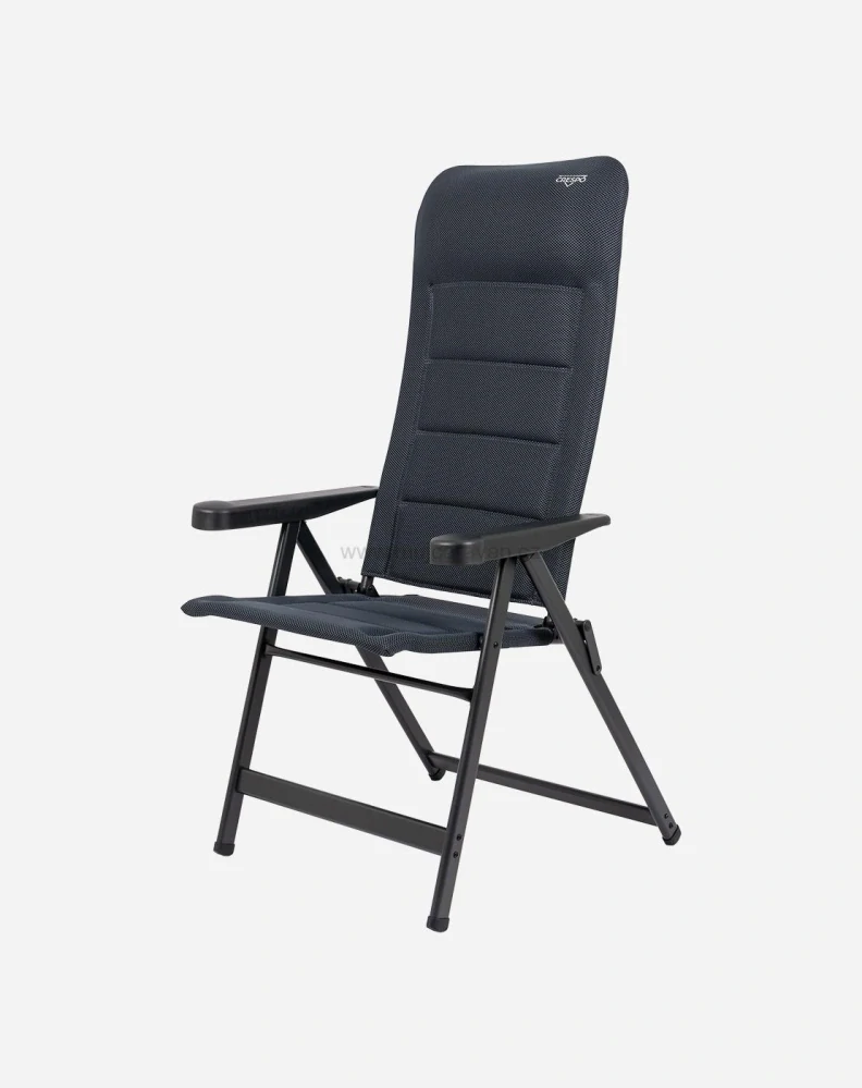 Kempingové křeslo Crespo Air-Deluxe L, šedé (AP-240)