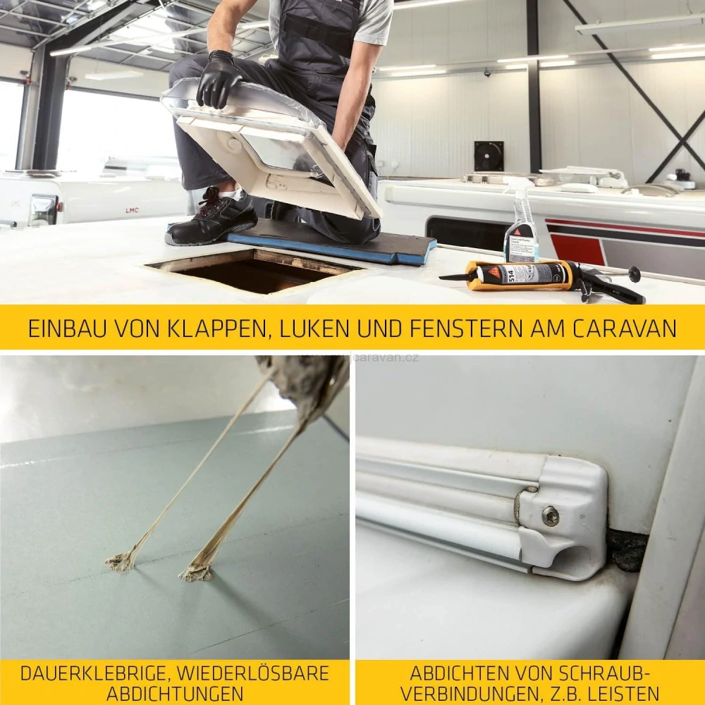 Těsnící tmel SikaLastomer 514, černá