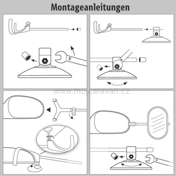 Zrcátka Emuk Standard - pro všechny modely a značky