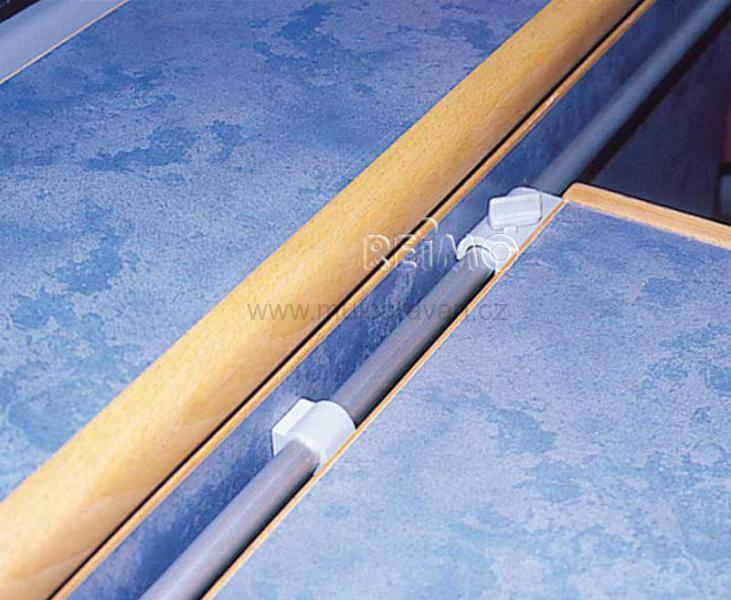 Stolová kolejnice s aretací