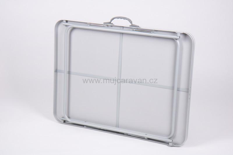 Kempingový stůl Jesper, tmavě šedý melír