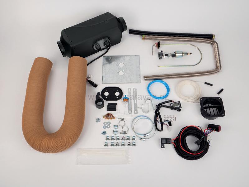 Naftové nezávislé topení Carbest, 4 kW, 12V