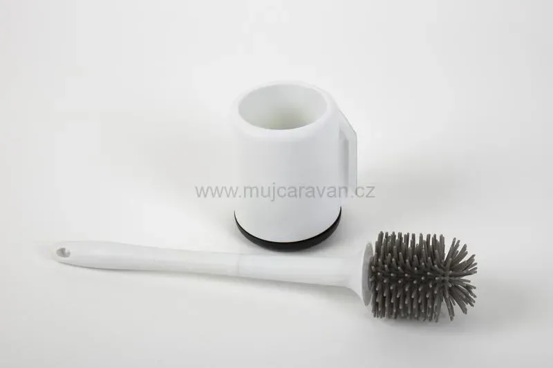 Štětka na toaletu se silikonovou hlavou