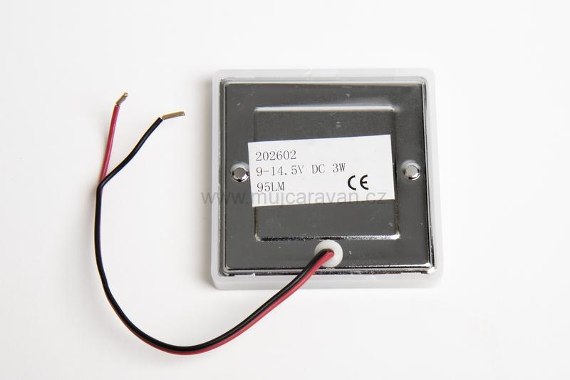Čtvercové LED stropní / nástěnné svítidlo Carbest