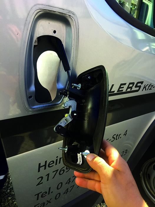 Ochranná deska kliky dveří Fiat Ducato, Citroën Jumper, Peugeot Boxer od r. 2006