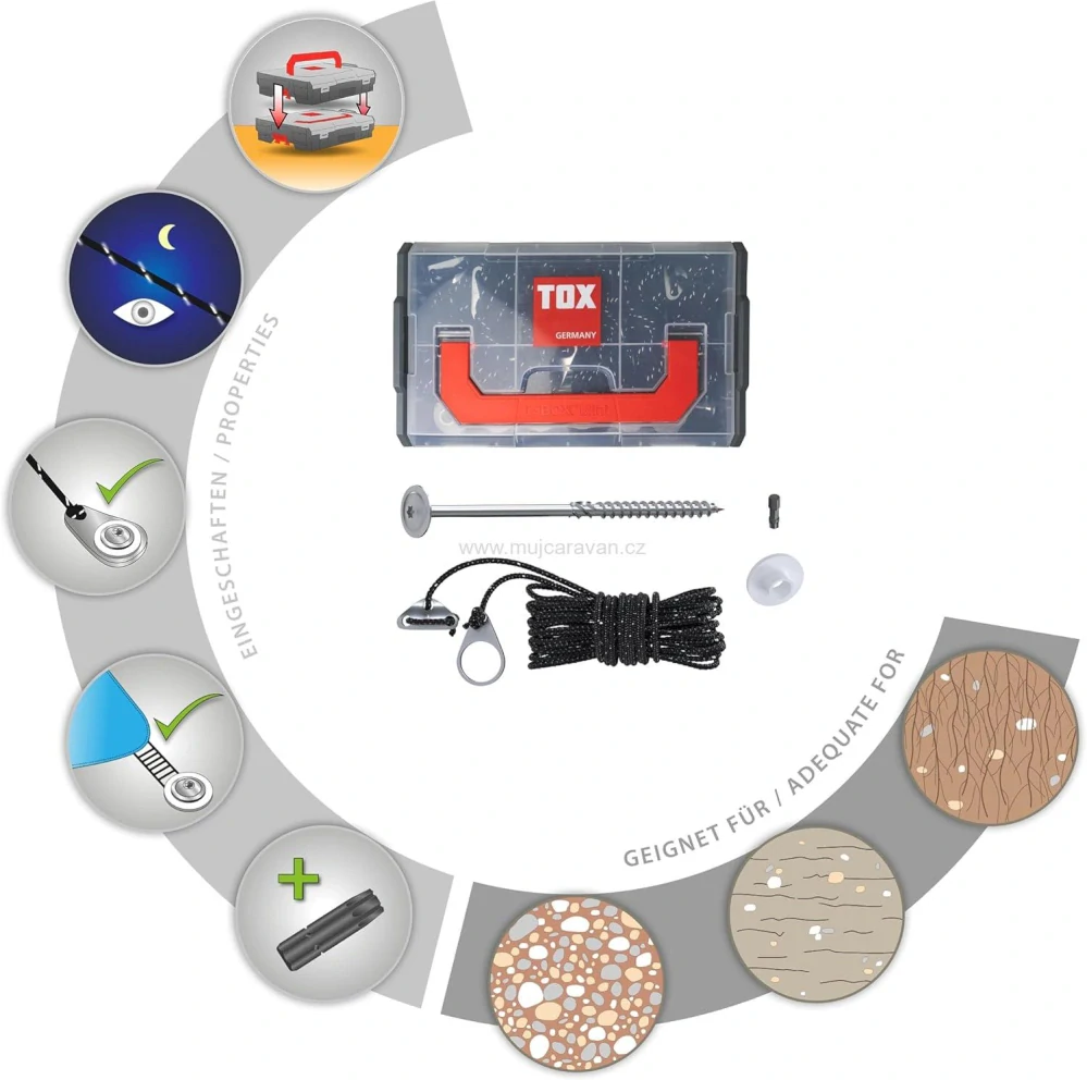 Tox L-Boxx Mini Camping Set (19 kusů)