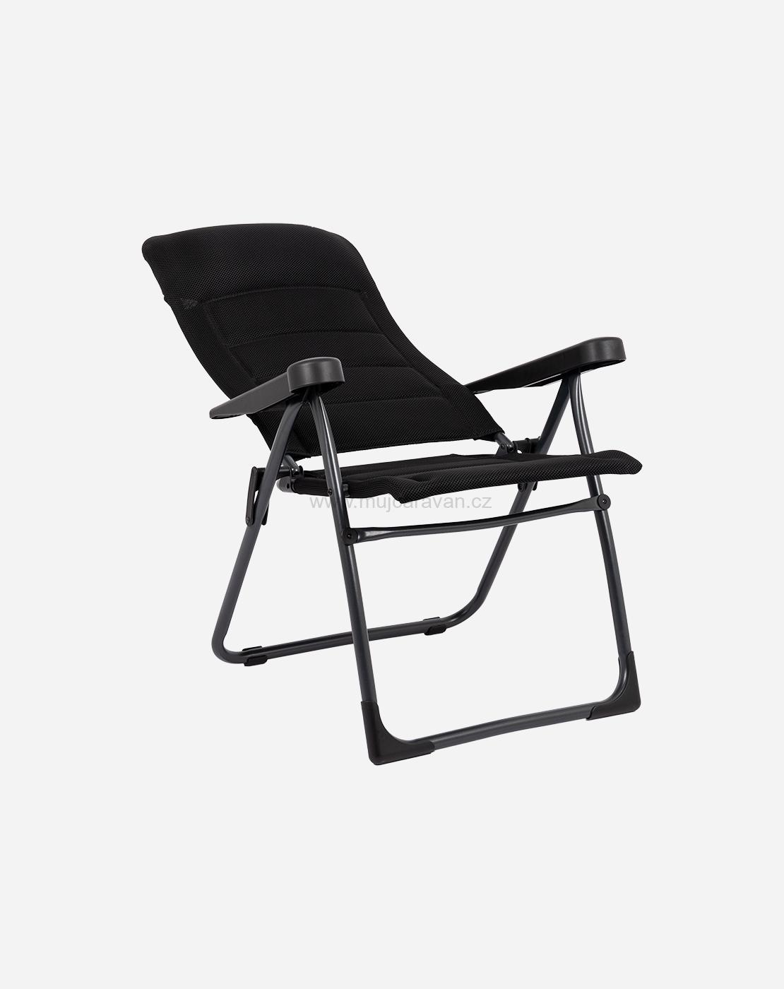 Kempingové křeslo Crespo Air-Deluxe XS, černé (AP-215)