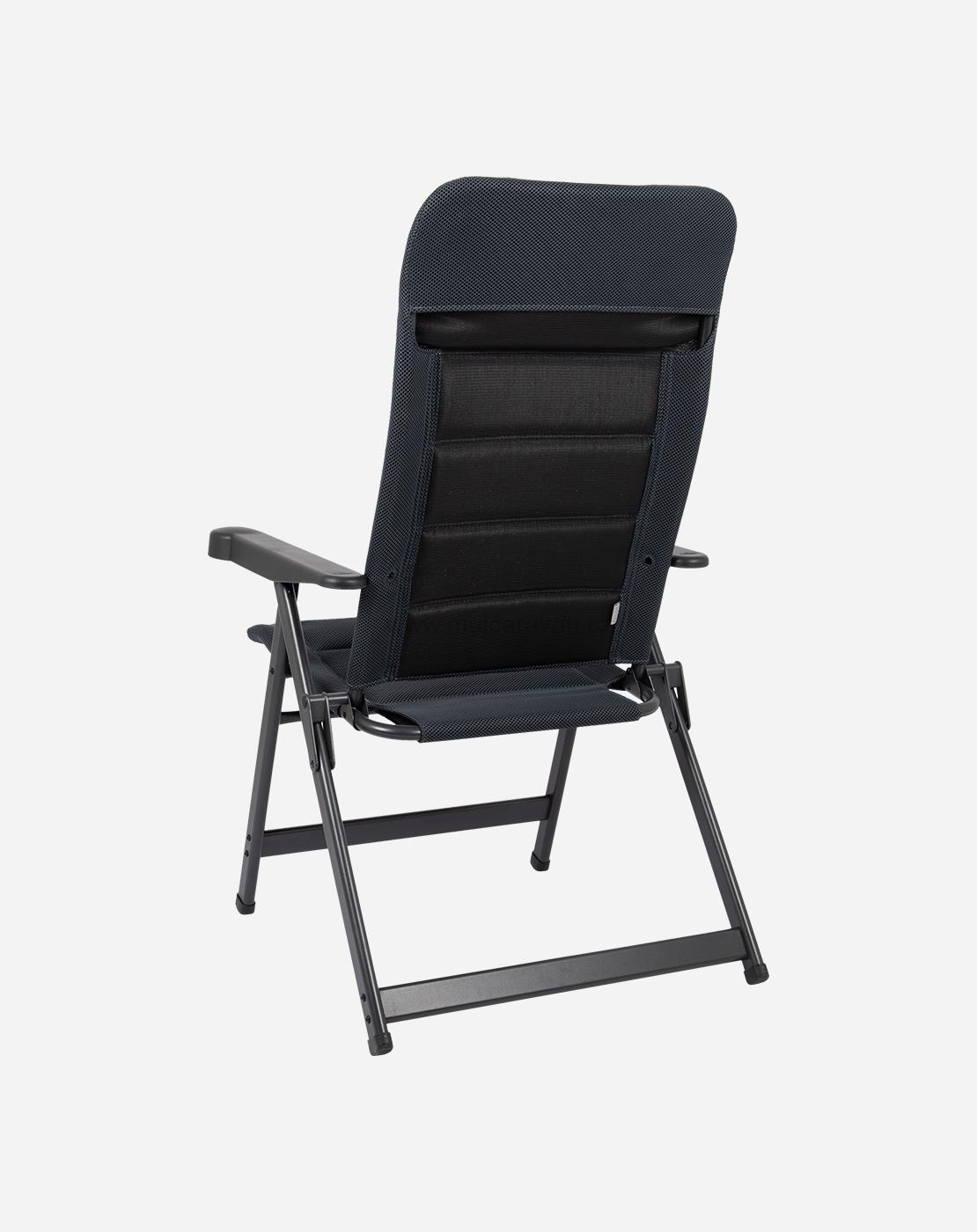 Kempingové křeslo Crespo Air-Deluxe S, šedé (AP-235)