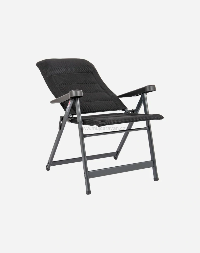 Kempingové křeslo Crespo Air-Deluxe M, černé (AP-237)