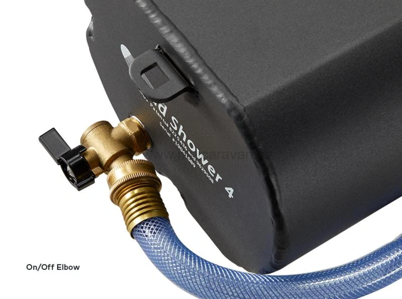 Hliníková solární sprcha RoadShower 26 l na střešní nosič