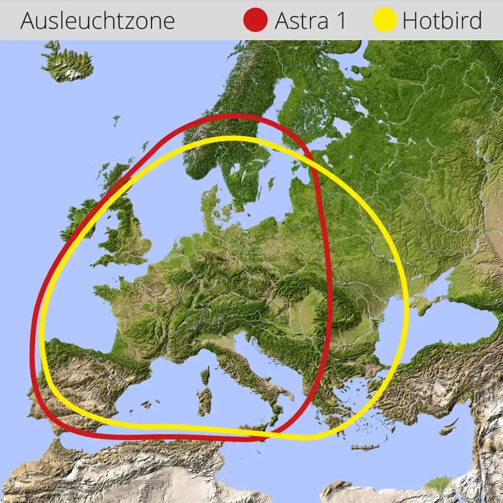 Plně automatický satelit Caravanman Kompakt 4, bílá