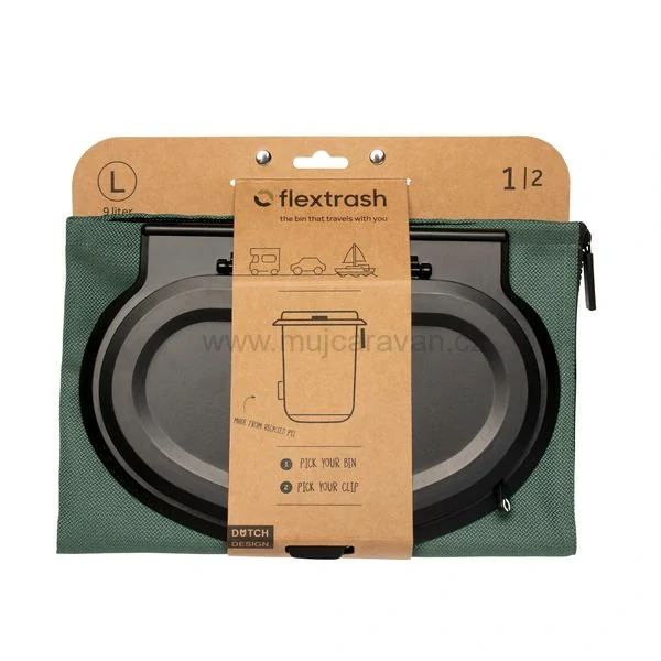 Odpadkový koš Flextrash 3 l - zelená Forest Green