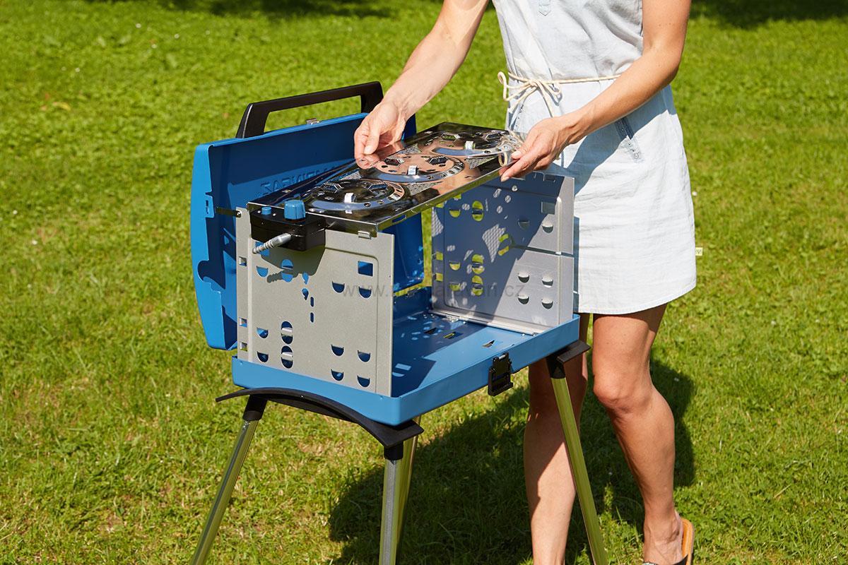 Tříplotýnkový kufrový gril Campingaz 400 SGR - 50 mbar
