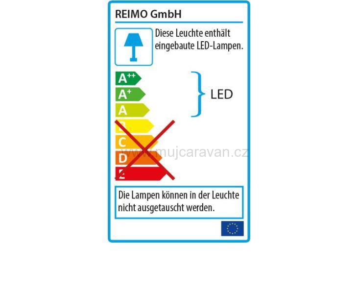 LED lampička na čtení flexibilní 330 mm, stříbrná
