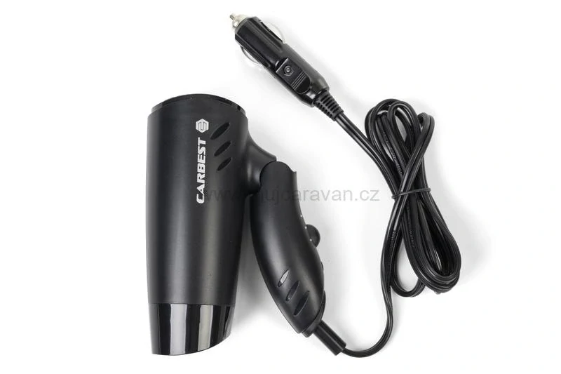 Skládací cestovní vysoušeč vlasů, 12 V