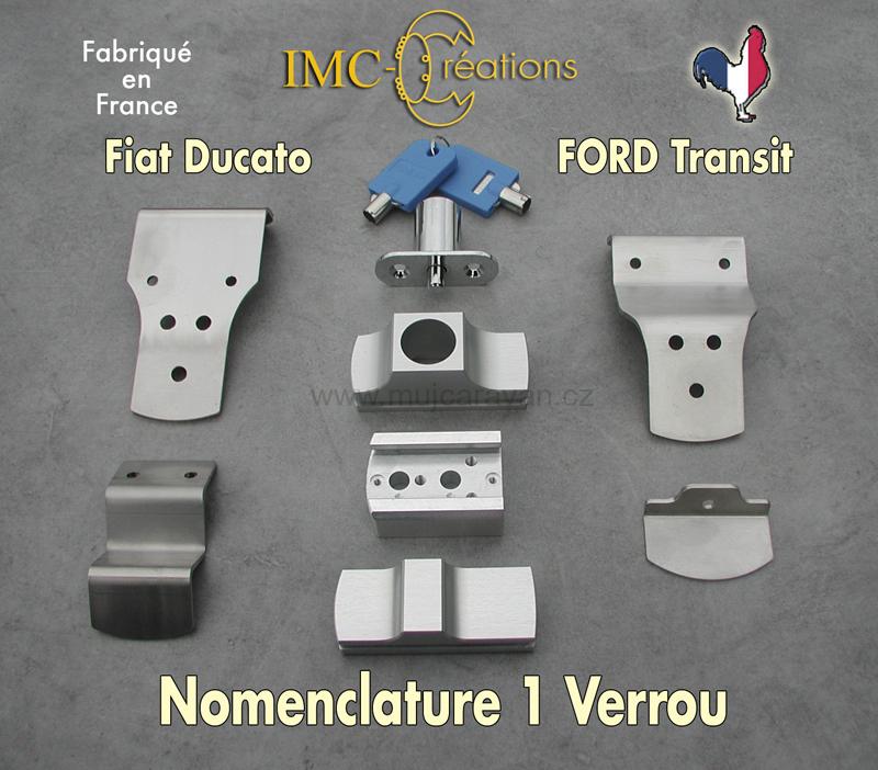 Sada bezpečnostních zámků Fiat Ducato 2006-2021