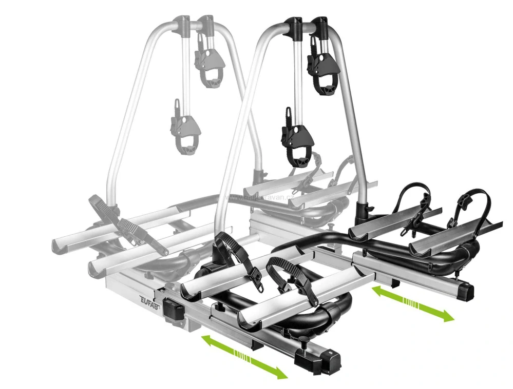 Výsuvný nosič jízdních kol na oj karavanu BS260