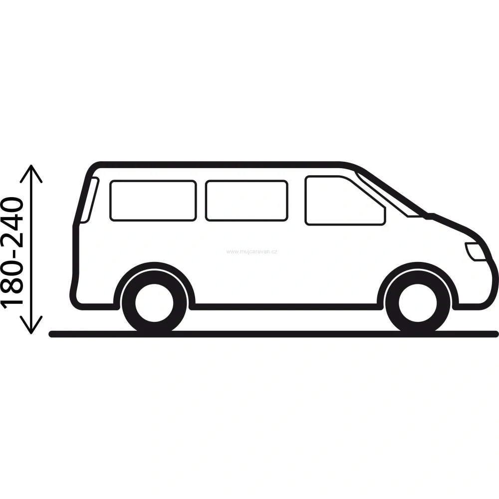 Nafukovací předstan TROUPER AUTO-UP s kopulovitou střechou