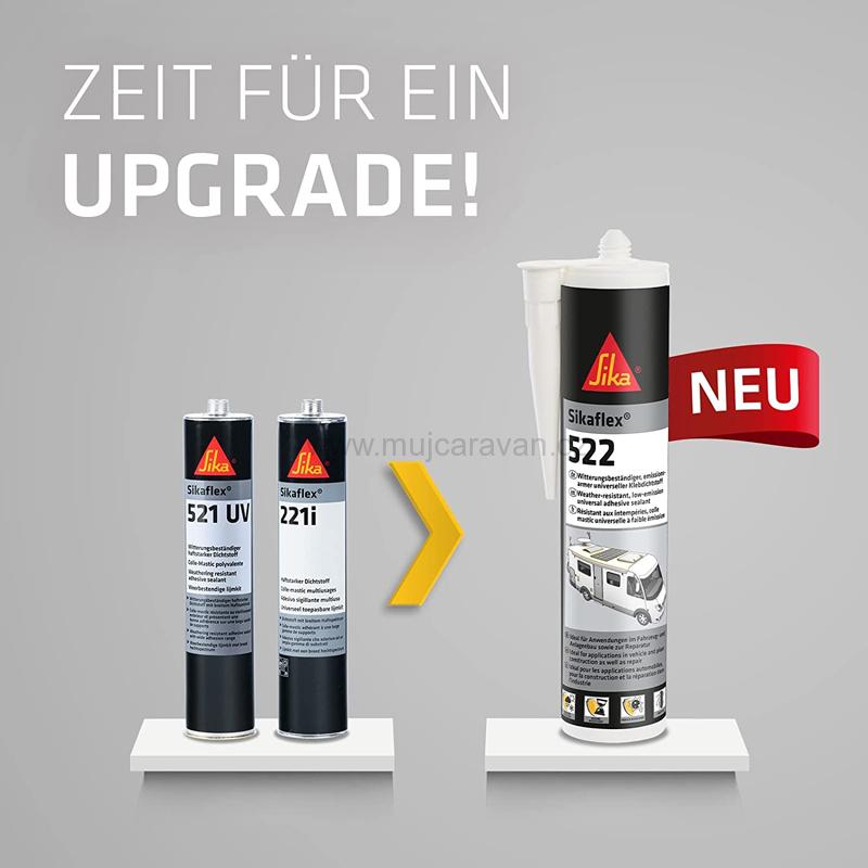 Těsnící tmel Sikaflex® 522 šedý