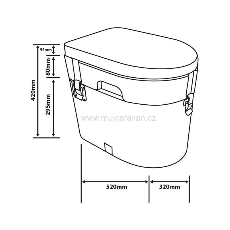 Mobilní kompostovací toaleta