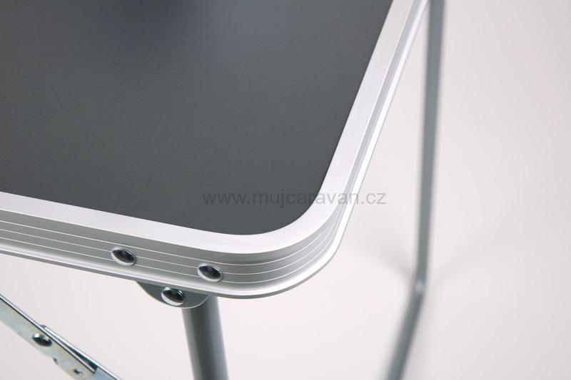 Kempingový stůl Jesper, tmavě šedý melír