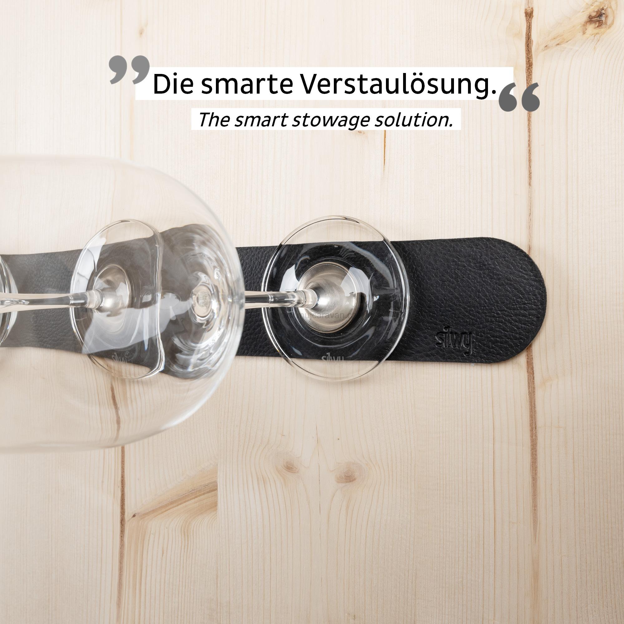 Kovová lišta Silwy 50 x 5 cm - černá