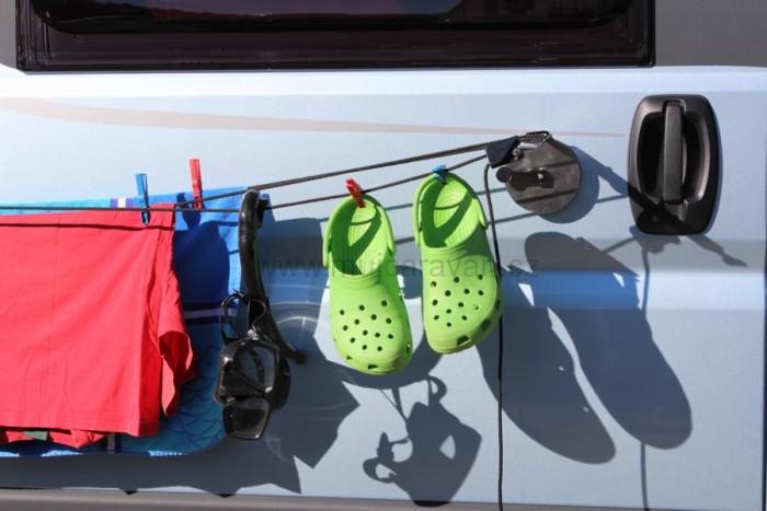 Prádelní šňůra Multifix včetně 2 přísavek