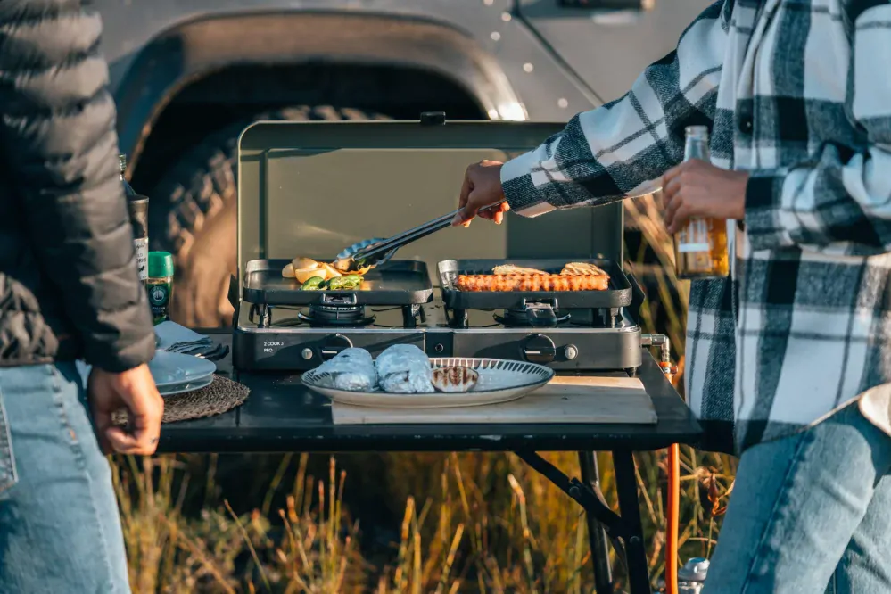 Plynový vařič / gril Cadac 2-Cook 3 Pro Deluxe, 50 mbar
