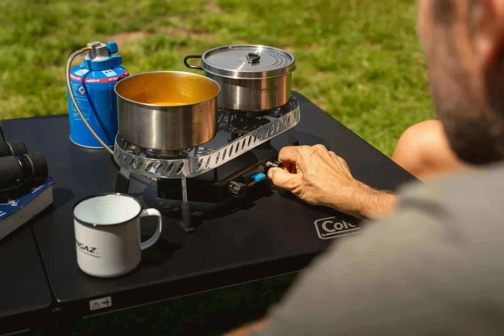 Plynový kartušový vařič Campingaz CAMP & TREK TWIN CONNECT