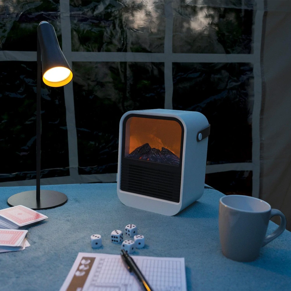 Keramický ohřívač Sunnyflame PTC s efektem ambientního plamene