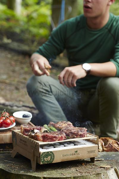 CasusGrill - jednorázový gril, šetrný k životnímu prostředí
