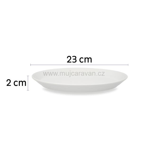 Sada 2 ks porcelánových talířů Silwy