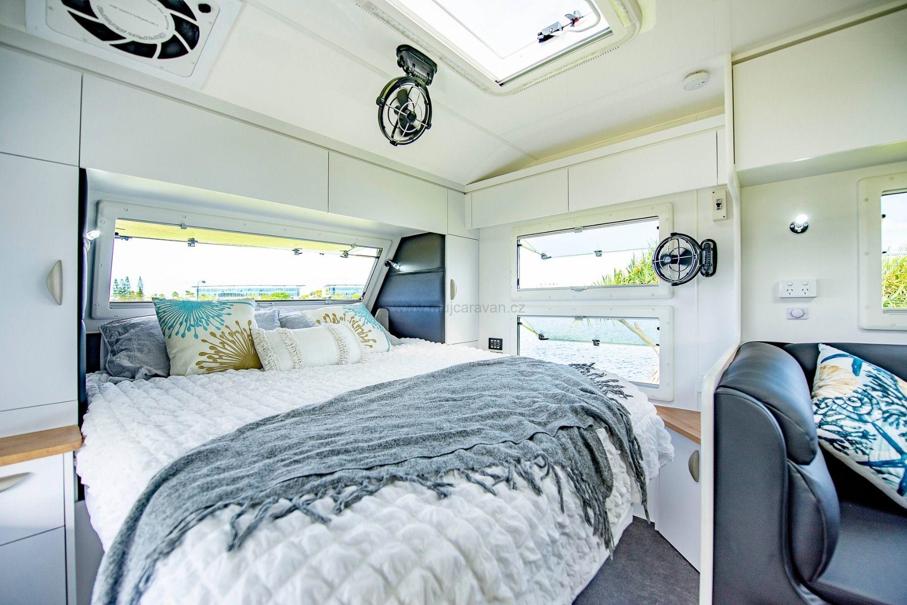 Prémiový ventilátor Sirocco II 12/24 V - černý