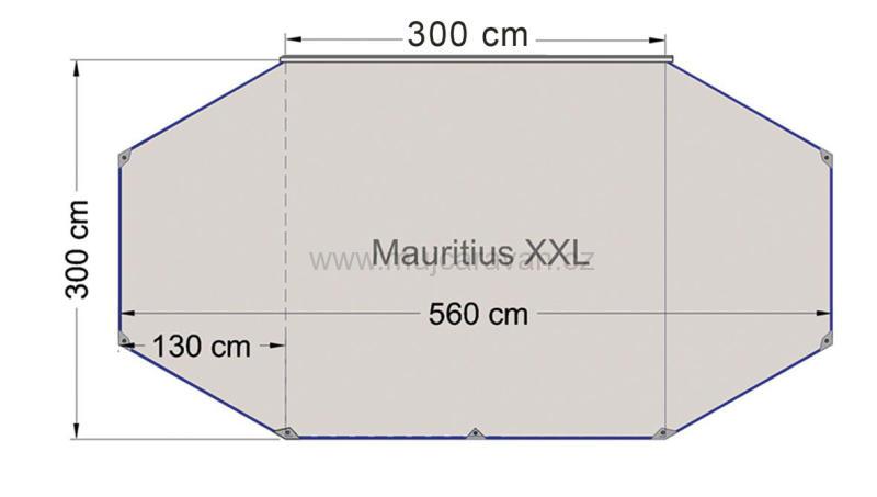 Sluneční střecha Mauritius XL