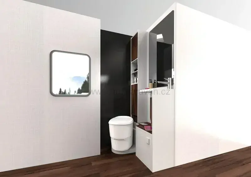 Clesana C1 - bezvodá svařovací toaleta s L adaptérem