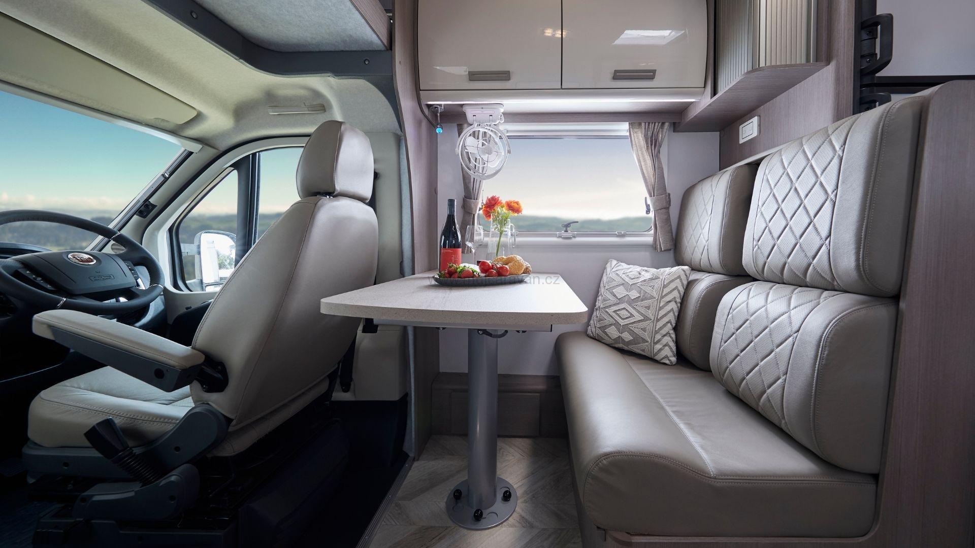 Prémiový ventilátor Sirocco II 12/24 V - bílý