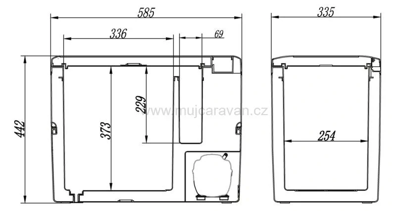 Kompresorový chladící box McCamping Style'N'Cool 35 l