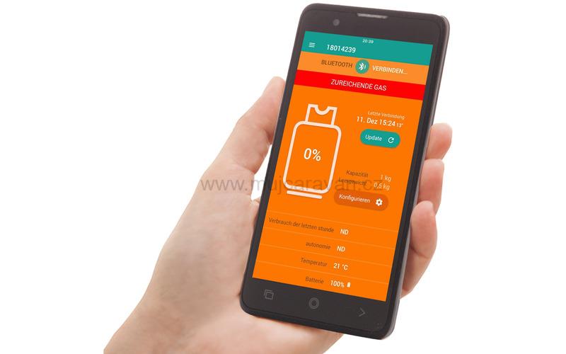 Ukazatel stavu plynové láhve Gascontrol W8 2.0